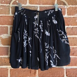 Urban Outfitters Front Zip Circle Skirt